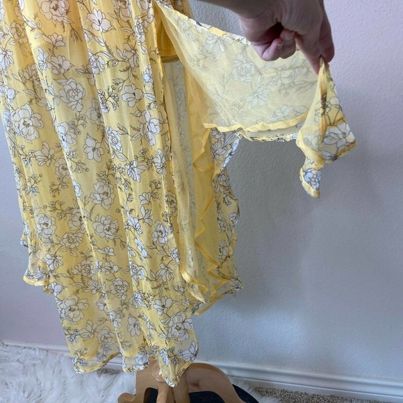 Rahi Uneven Hem Floral Open Back Dress - Picture 5 of 9